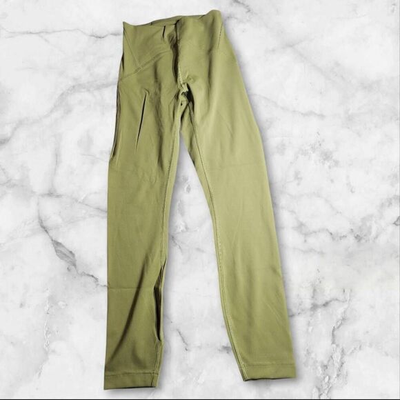 Lululemon Size 4 Instill Pants Bronze Green - Picture 1 of 7